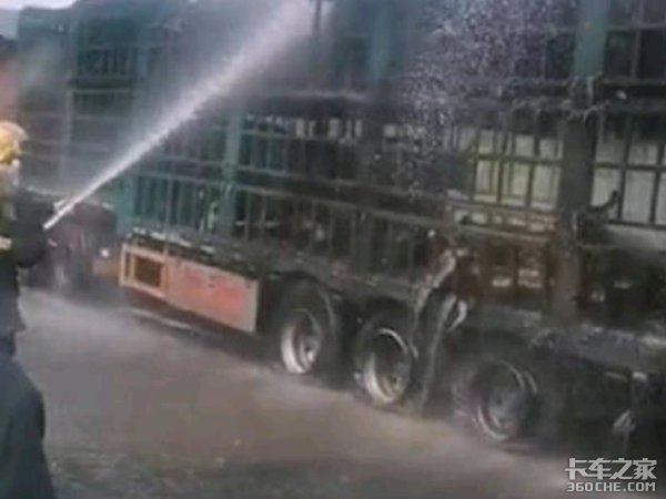 半车活牛被烧死 货车频频自燃是啥原因