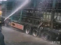 半车活牛被烧死 货车频频自燃是啥原因